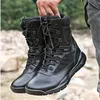 Armee Stiefel Männer Militär Stiefel Frühling Sommer Armee Stiefel Taktische Schwarz Braun Männer Casual Schuhe Solide Anti-Slip Männlichen casual Sneaker