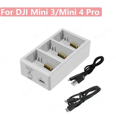Batterie Ladegerät Flug Batterie Für DJI Mini 3/Mini 3 Pro Schnelle Drei Lade Lade Hub Für DJI Mini 4 pro Drone Zubehör