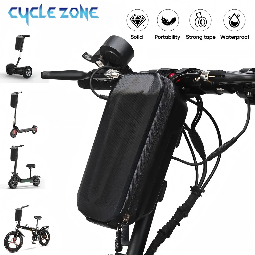 3L Elektrische Roller Tasche EVA Hard Shell Elektrische Fahrrad Lenker Taschen Große Kapazität MTB Rennrad Vorne Lenker Lagerung Tasche Image