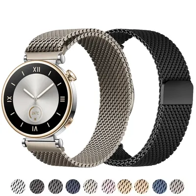 18 mm 22 mm dickes Milanaise-Band für Huawei Watch GT 4/5/Pro 46 mm 42 mm 41 mm Image
