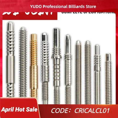 Pool Cue Joint Mezz Wavy /Uni Loc 3/8*10 3/8*11 Joint Billiard Cue Stick Joint Stainless Steel
