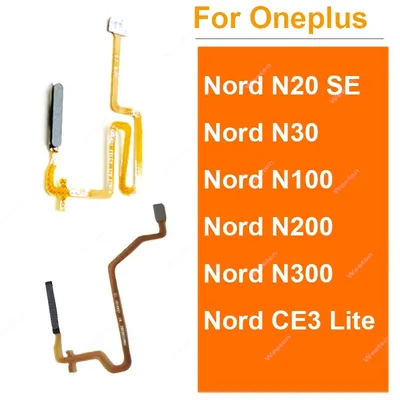 Fingerprint Sensor For Oneplus Nord N20 SE N30 N100 N200 N300 CE 3 Lite CE3 Lite 5G Touch ID Home