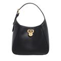 Lauren Ralph Lauren Hobo Bags - Tanner Sm Sh-Shoulder Bag-Small - Gr. unisize - in Schwarz - für Damen - aus Textil & Metallkette & Leder