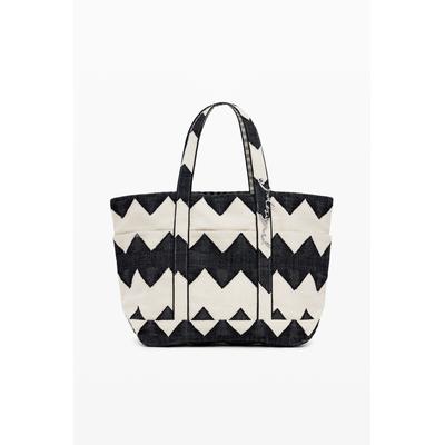 Medium reversible twill bag