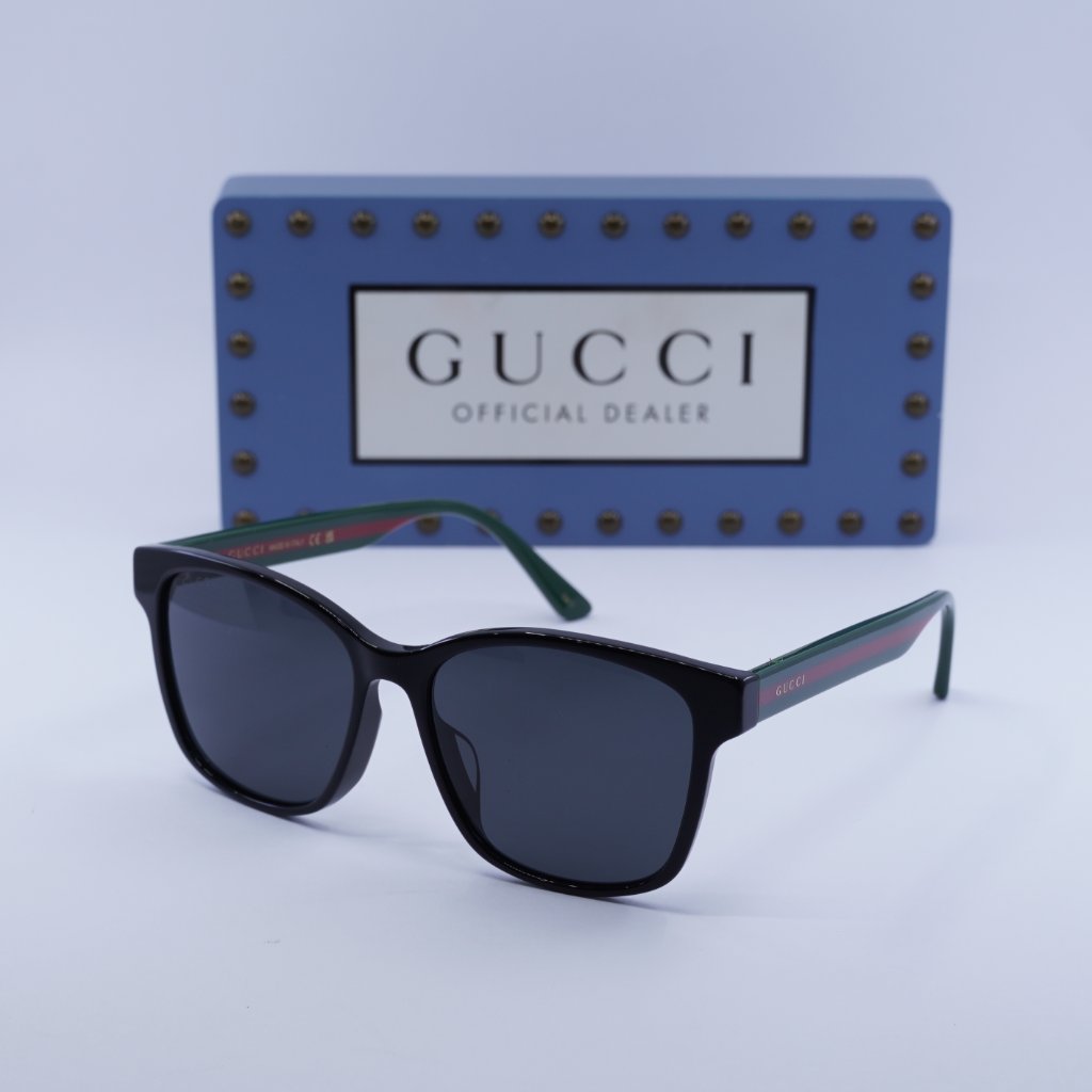 Gucci Accessories | Final Price! Gucci Gg0417sk 001 Sunglasses | Color: Black/Gray | Size: 56 - 17 - 145