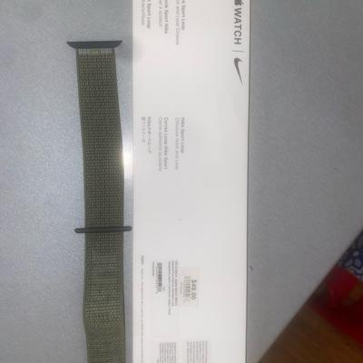 Nike Cell Phones & Accessories | 2 Band Of Apple Watch Original Nike Sport Loop Watch Band In Olive Green | Color: Green | Size: Os