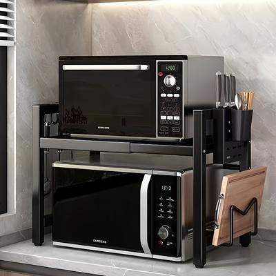 TEMU Expandable Kitchen Rack, Display Stand, Sturdy And Durable, Suitable For Storage . Image