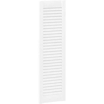 Schranktür Lamellen-Design Weiß 99x29,5 cm Vidaxl Image
