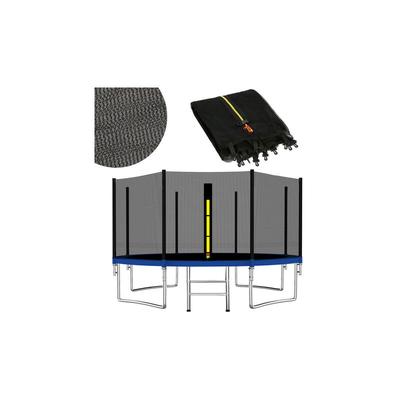 Außennetz 14FT mit 8 Pfosten für Trampolin 426/427/430cm. Image