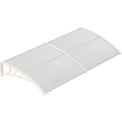 Tlgreen - Vordach für Haustuer Haustürdach Überdachung Pultvordach Türdach Polycarbonat Alu,Schutz Image
