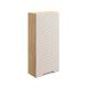 Colonna del bagno 1 anta effetto legno beige e marrone