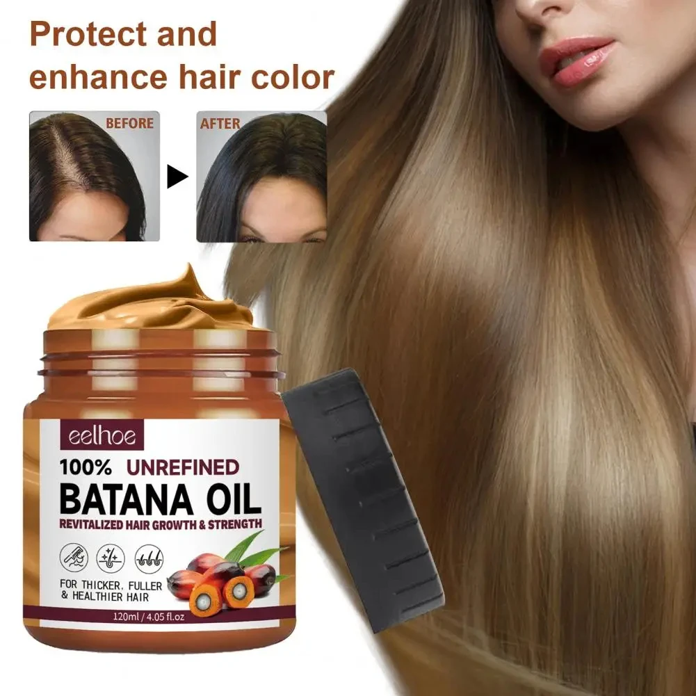 Batana Oil Haarspülung, 120 ml, natürlich, nährend, feuchtigkeitsspendend und reparierend, Frizz-Kontrolle, sulfatfrei, für trockenes/beschädigtes Haar Image