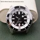 for SUPEROCEAN 200m Diving Case Luminous Dial Hands Stainless Steel Sapphire Crystal Glass Watch Case fit NH35 NH36 Movement