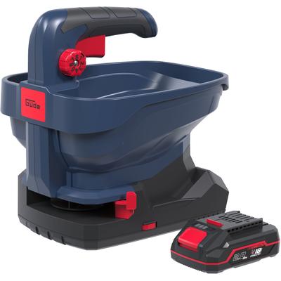 GÜDE Handstreuer "Akku Universalstreuer »GUS 18-201-05«", baumarkt, B:21,5cm H:29,5cm L:26cm, Handstreuer, für: Samen und Streusalz, Streubreite 5m, Inkl 1x Akku und Ladegerät