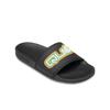 Sandale QUIKSILVER "Rivi", Gr. 10(43), schwarz, rasta, Obermaterial: Synthetikmaterial / Außensohle: Gummi, Schuhe