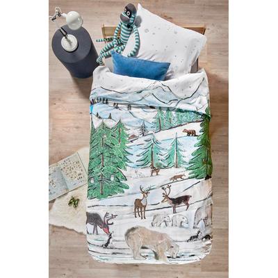 Kinderbettwäsche "Snowscape", bunt (multi), B/L: 100cm x 135cm, , Renforcé, B/L: 40cm x 60cm, Renforcu00e9, Obermaterial: 100% Baumwolle, BEDDINGHOUSE X HANNEKE DE JAGER, Bettwäsche Image