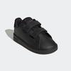 Sneaker ADIDAS SPORTSWEAR "ADVANTAGE LIFESTYLE COURT TWO HOOK-AND-LOOP", Kinder, Gr. 27, schwarz (core schwarz, core schwarz, grau six), Synthetik, sportlich, Schuhe, Design auf den Spuren des adidas Stan Smith