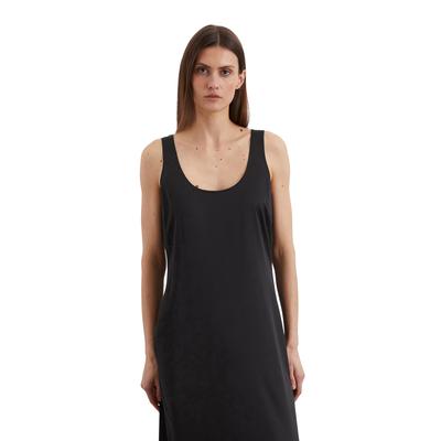 Maxikleid MARC O'POLO "aus Viskose-Stretch", Damen, Gr. 40, Normalgrößen, schwarz, Obermaterial: 96% Viskose, 4% Elasthan; Futter: 100% Nicht verfügbar, unifarben, casual, regular fit wadenlang, Rundhals, ohne Ärmel, Kleider Image
