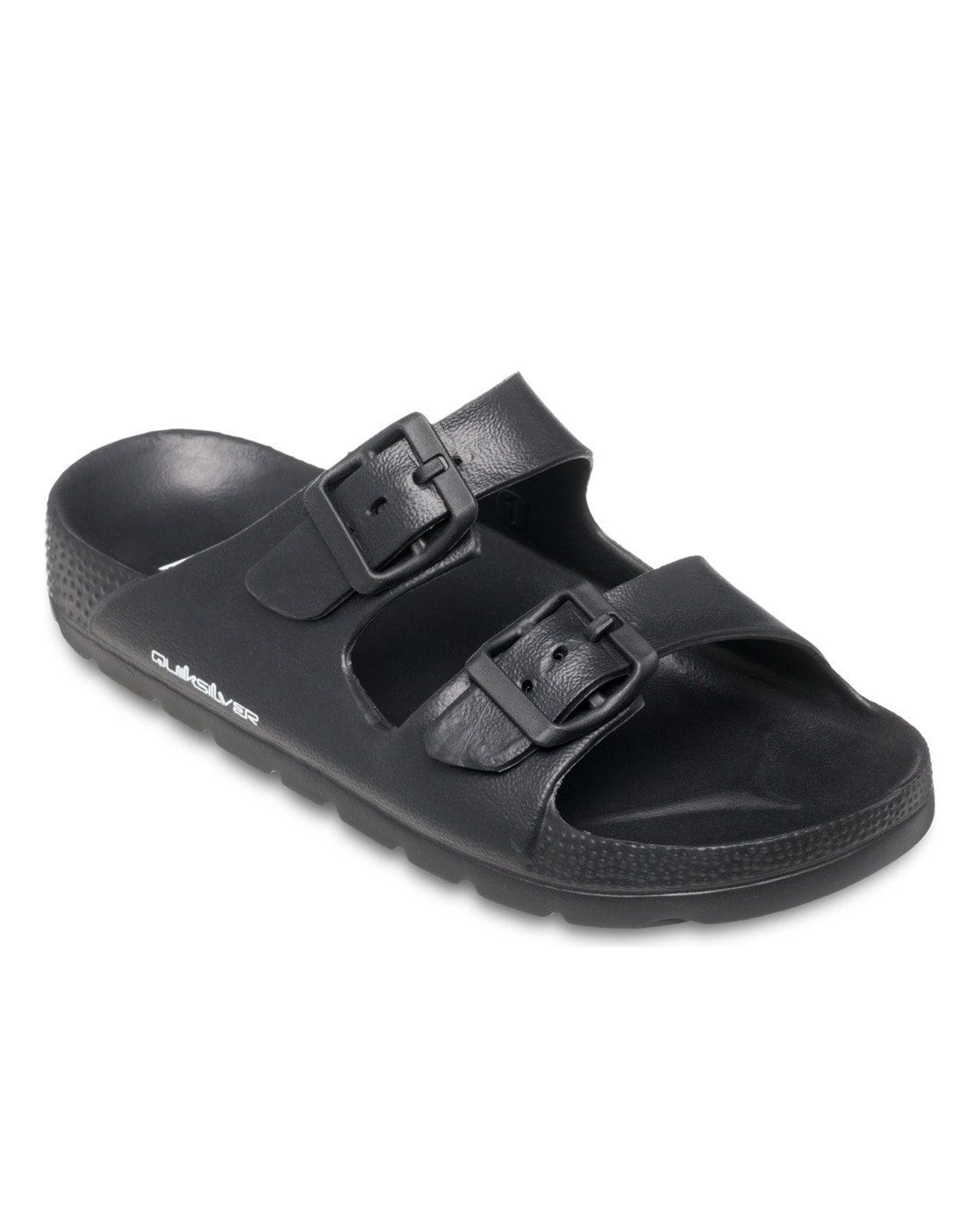 Sandale QUIKSILVER "Embark", Herren, Gr. 12(45), schwarz (schwarz 1), Obermaterial:Obermaterial: Synthetikmaterial / Außensohle: EVA;, Schuhe Sandale