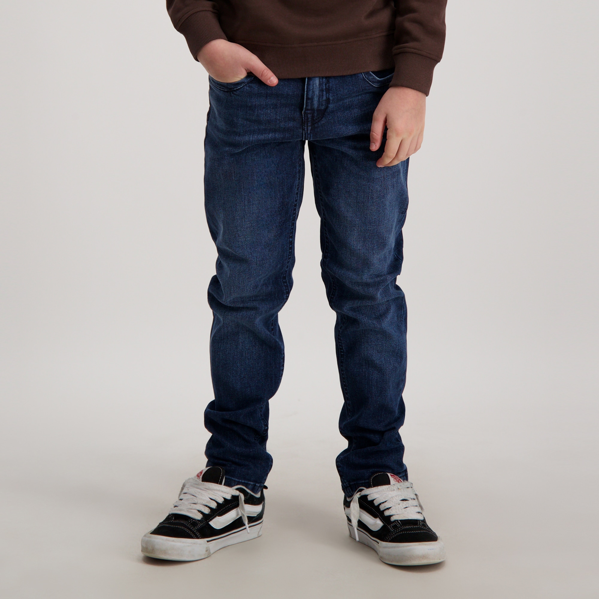5-Pocket-Jeans CARS JEANS "Jeans Douglas", Jungen, Gr. 13 (158), N-Gr, blau (blau schwarz), Denim/Jeans, Obermaterial: 99% Baumwolle, 1% Elasthan, Abriebeffekte, regular fit normal, Jeans Image