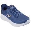 Slip-On Sneaker SKECHERS "GO WALK NOW-PAYTON", Herren, Gr. 48, blau (navy), Textil, sportlich, Schuhe, Trainingsschuh, Schnürschuh mit Handsfree Slip-ins