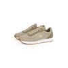 Sneaker CALVIN KLEIN JEANS "RUNNER SOCK LACEUP MG CANVAS", Herren, Gr. 43, taupe, khaki, Textil, sportlich, Schuhe, Freizeitschuh, Halbschuh, Schnürschuh in klassischer Optik