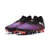 Fußballschuh PUMA "FUTURE 8 PRO FG/AG Fußballschuhe Erwachsene", Gr. 45, schwarz, weiß glowing rot, Obermaterial: Synthetik, Textil; Futter: Synthetik, Textil; Innensohle: Textil; Laufsohle: Synthetik, Schuhe
