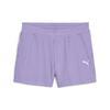 Sporthose PUMA "WARDROBE ESS 4" Pointelle-Shorts Damen", Damen, Gr. M, Normalgrößen, lila (lavender alert lila), Obermaterial: 38% Polyester, 4% Elasthan, 58% Baumwolle; Futter: 40% Polyester, 60% Baumwolle; Seitentascheu00a0u2013 Oben: 60%...