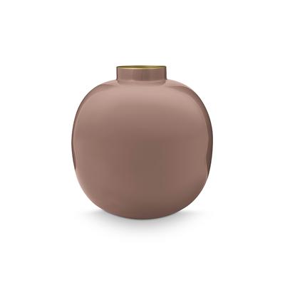 Dekovase PIP STUDIO "Vase", braun (rost), B:23cm H:23cm T:23cm Ø:23cm, Metall, Vasen Image