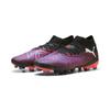 Fußballschuh PUMA "FUTURE 8 PRO FG/AG Fußballschuhe Damen", Gr. 38.5, schwarz, weiß glowing rot, Obermaterial: Synthetik, Textil; Futter: Synthetik, Textil; Innensohle: Textil; Laufsohle: Synthetik, Schuhe
