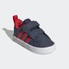 Klettschuh ADIDAS SPORTSWEAR "VS PACE 2.0 KIDS", Gr. 23, blau (shadow navy, better scarlet, cloud weiß), Synthetik, Textil, sportlich, Schuhe, für Kinder