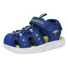 Sandale KANGAROOS "K-Mini", Gr. 21, blau (navy, lime), Synthetik, Textil, sportlich, Schuhe