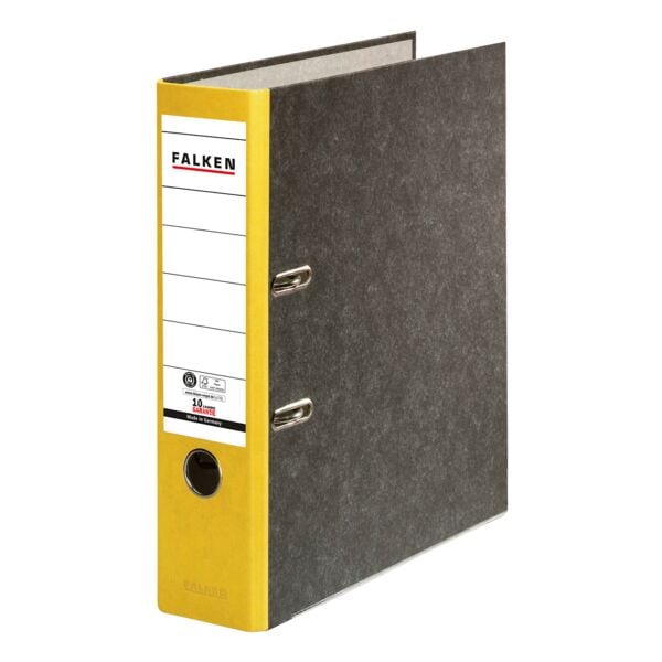 Falken Ordner A4 »Recycling Wolkenmarmor« 8 cm grau, 31.8 cm Image