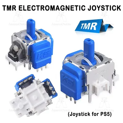 PS5 Controller TMR Electromagnetic Joystick Gamepad Thumb Stick No-Drift Upgrade Replacement Kit 3D