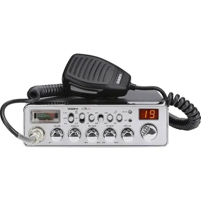PC78LTX 40-Channel Trucker's CB Radio with Integrated SWR Meter, PA Function, Hi Cut, Mic/RF Gain,