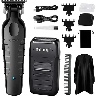 Kemei Professional Hair Clipper Kit Electric Shaver Male Hair Cutting Machine Men’s Trimmer Machine