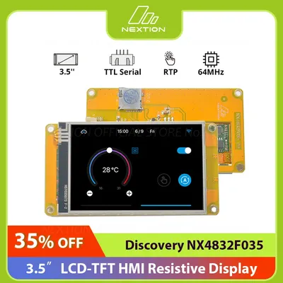 Nextion NX4832F035 3.5” Discovery Series HMI Resistive Touch Display Module Free Simulator Debug