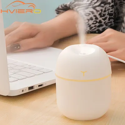 Mini Ultrasonic Air Humidifier USB Charge Essential Oil Diffuser Car Reliant Purifier Aroma Anion
