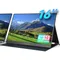 WUAWE Monitor portatile da 16", monitor da viaggio HDMI USB C 1200P 16:10 per laptop, monitor