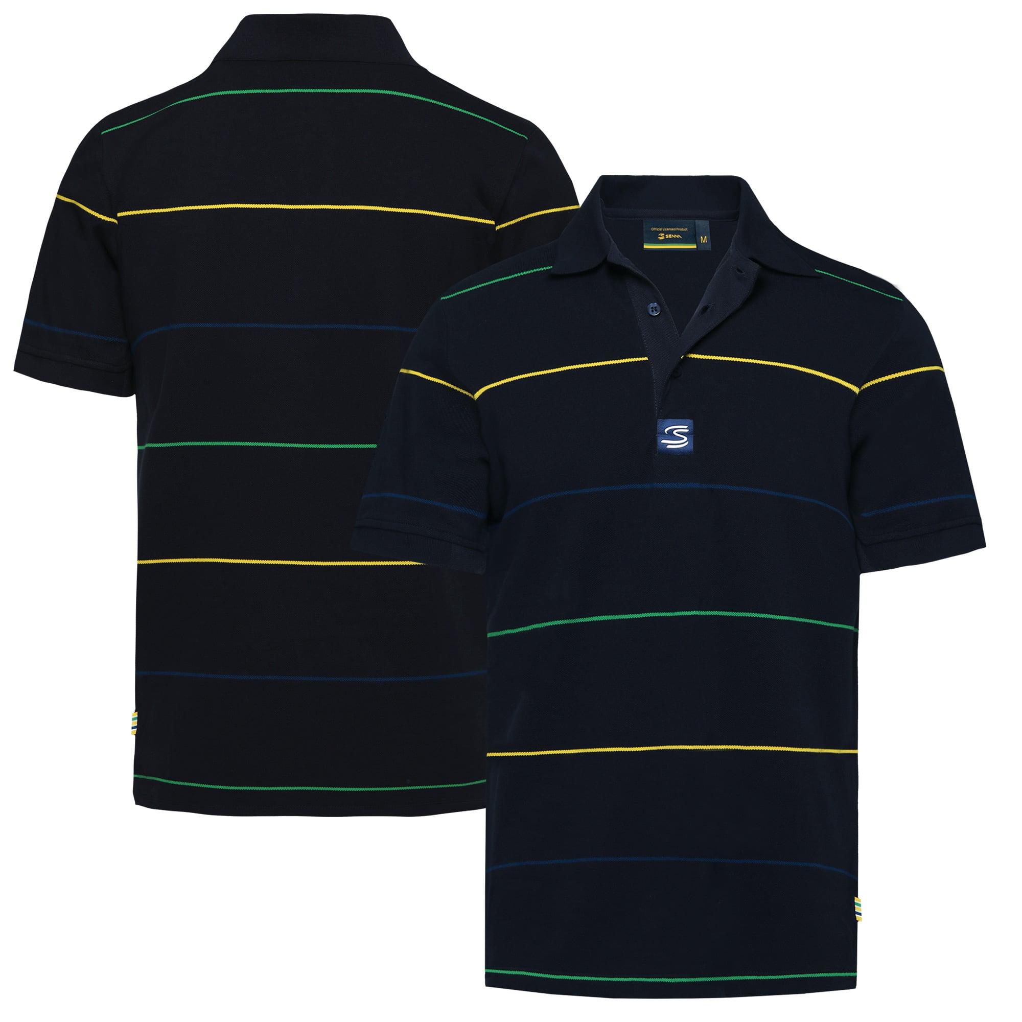 Polo rayé Ayrton Senna - Homme Taille: XS