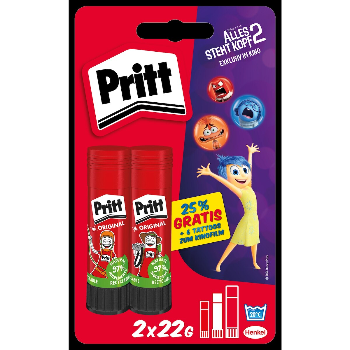 Pritt Klebestift PBS6B 2x22g Image