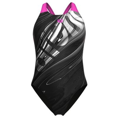Arena - Women's Flow Swimsuit V Back LB - Badeanzug Gr 38 schwarz Image