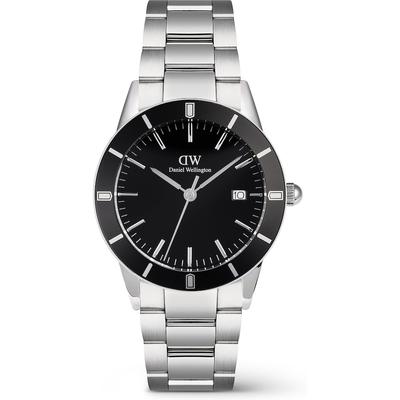 Daniel Wellington Herrenuhr Edelstahl schwarz, silber Herren Image