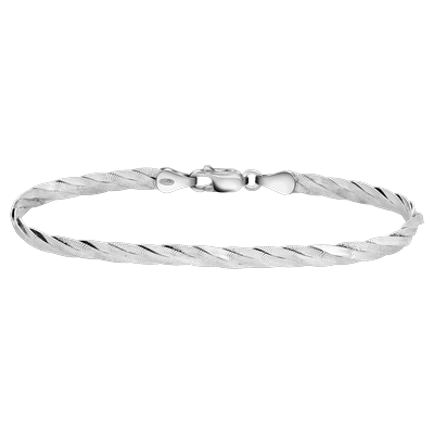 Lucardi Armband 925 Silber silbern 21.0mm Damen Image