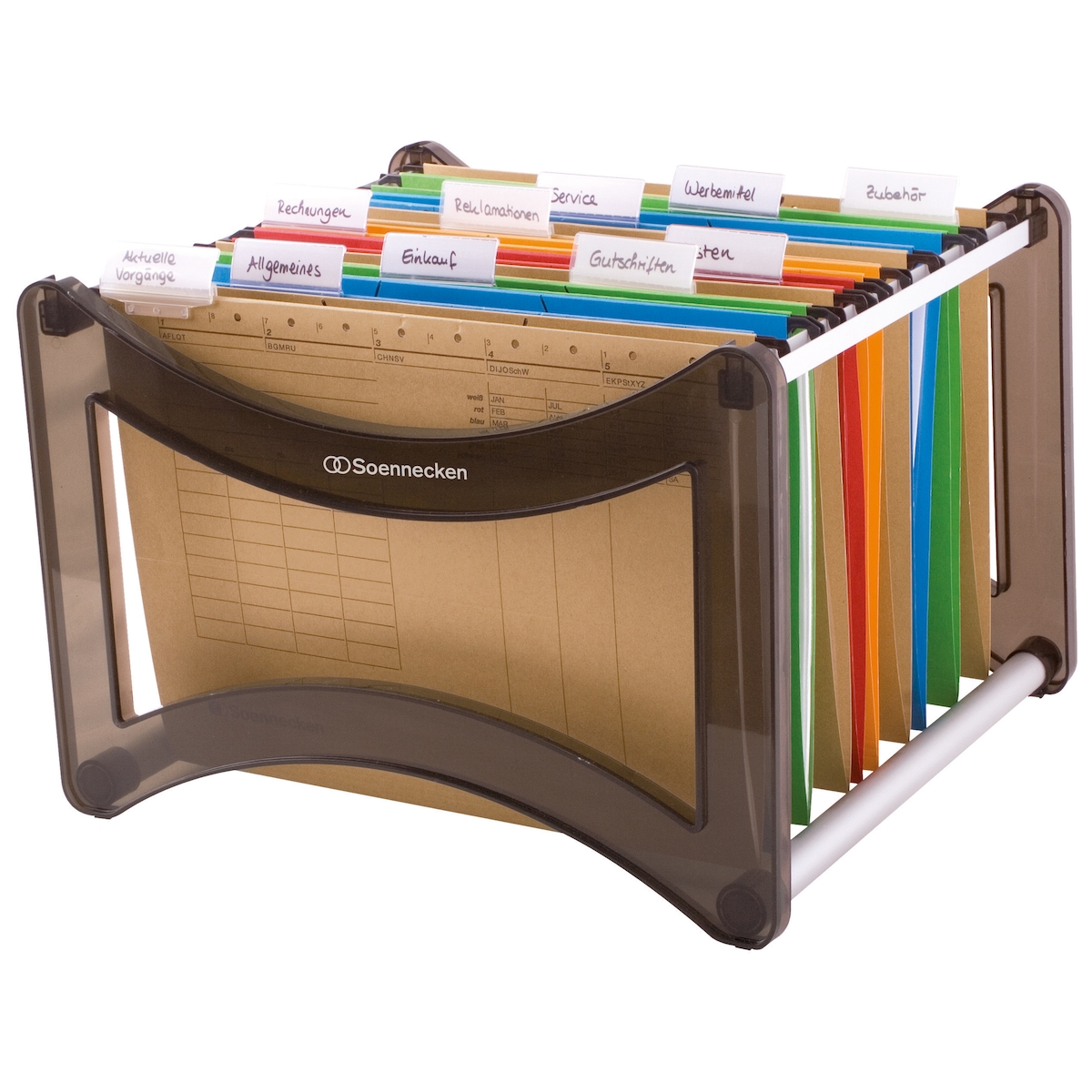 Soennecken Hängekorb 2052 für DIN A4 transluzent schwarz Image