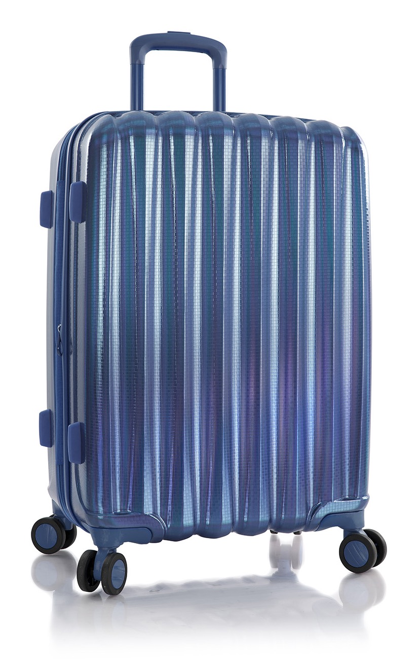 Hartschalen-Trolley HEYS "Astro, verschiedene Größen und Farben", Gr. B/H/T: 44 x 66 x 26 68, blau, Polycarbonat-Verbundwerkstoff, festlich, Koffer, Heys x Joachim Llambi Reisegepäck TSA Schloss Volumenerweiterung Image