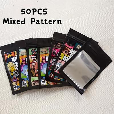 TEMU Reusable Zipper Bags, Plastic, Polyethylene Film, For Arts & Crafts, Sewing, Party Decorations, Supplies, Holiday Gifts, Use Image
