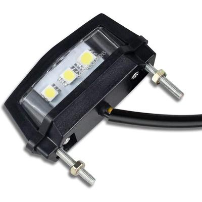 Stück Motorrad-Kennzeichenleuchte, 12 V Universal-Motorrad-LED-Rücklicht, Kennzeichenleuchte,