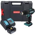 Makita DHP 482 SF1J-R Akku Schlagbohrschrauber 18 V 62 Nm + 1x Akku 3,0 Ah + Ladegerät + RHINO