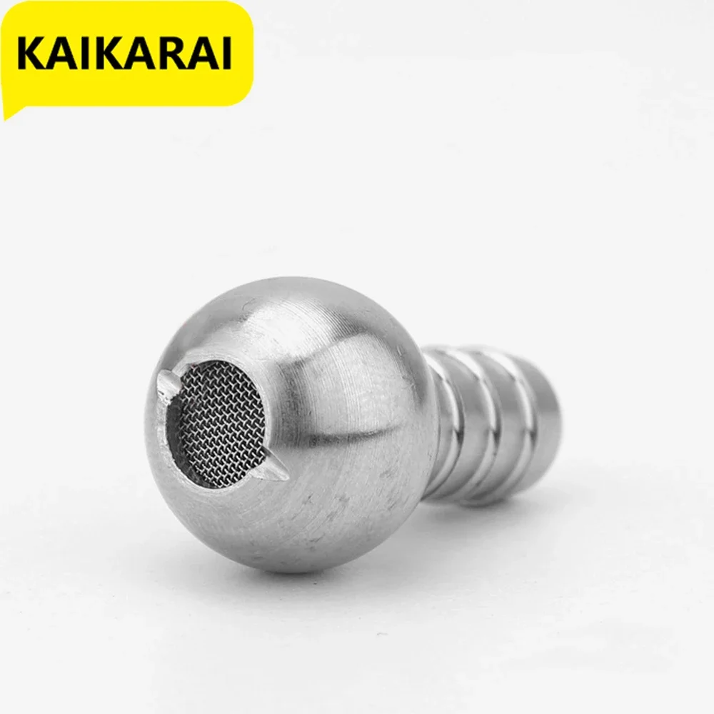 Werkzeug Tägliche Schaumkanone Stroh Schaumkanone Rohr Anzüge für die meisten Schaumlanze 9-Zoll-Edelstahl-Filterkugel für die Autoreinigung Image